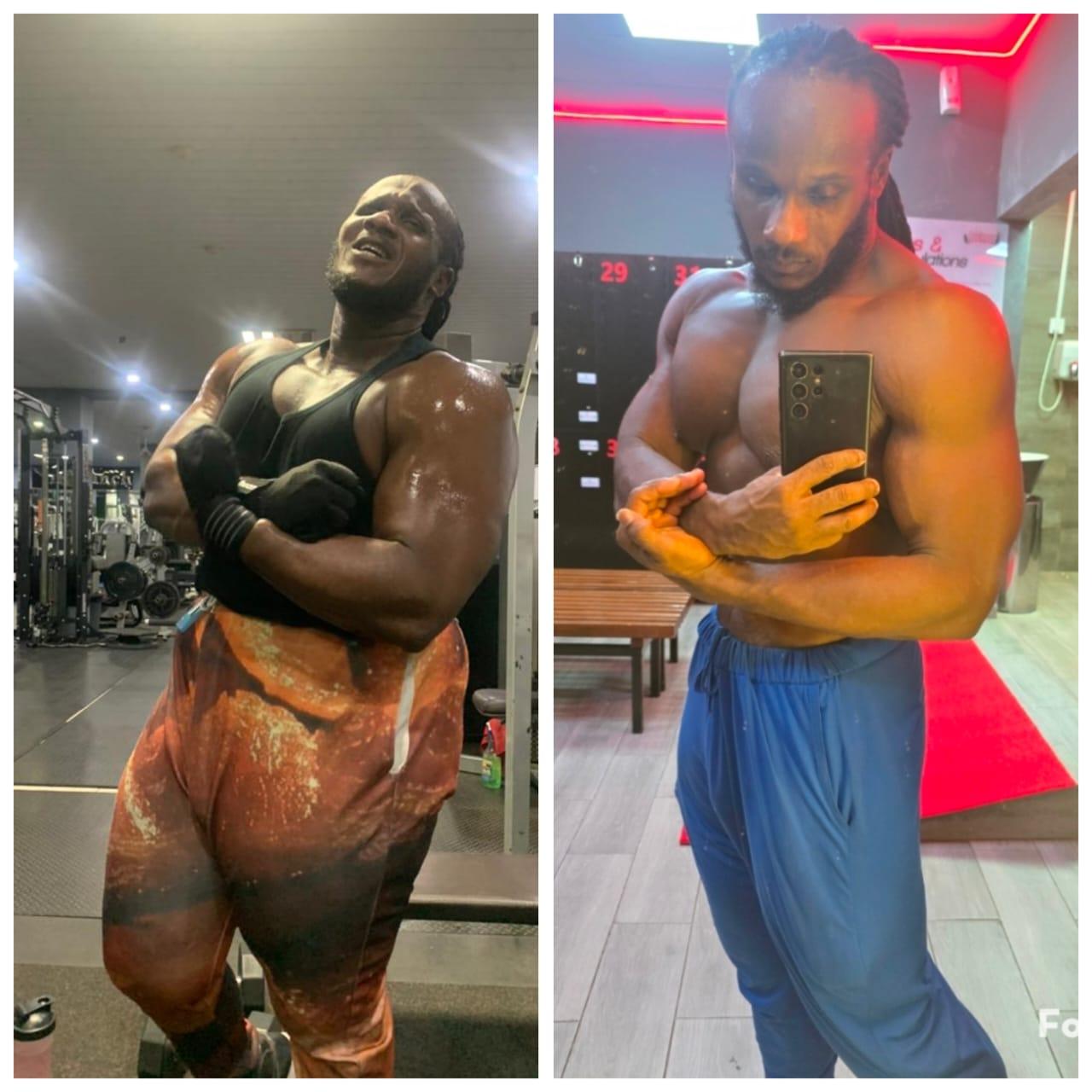 Health Elevation program participant transformation — healthy weight loss achievement